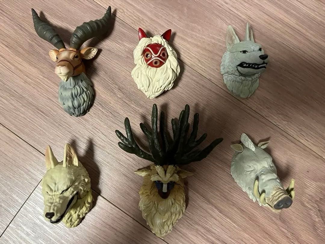 もののけ姫 フェイスマグネット もののけたち　コンプリート　セット　全種類