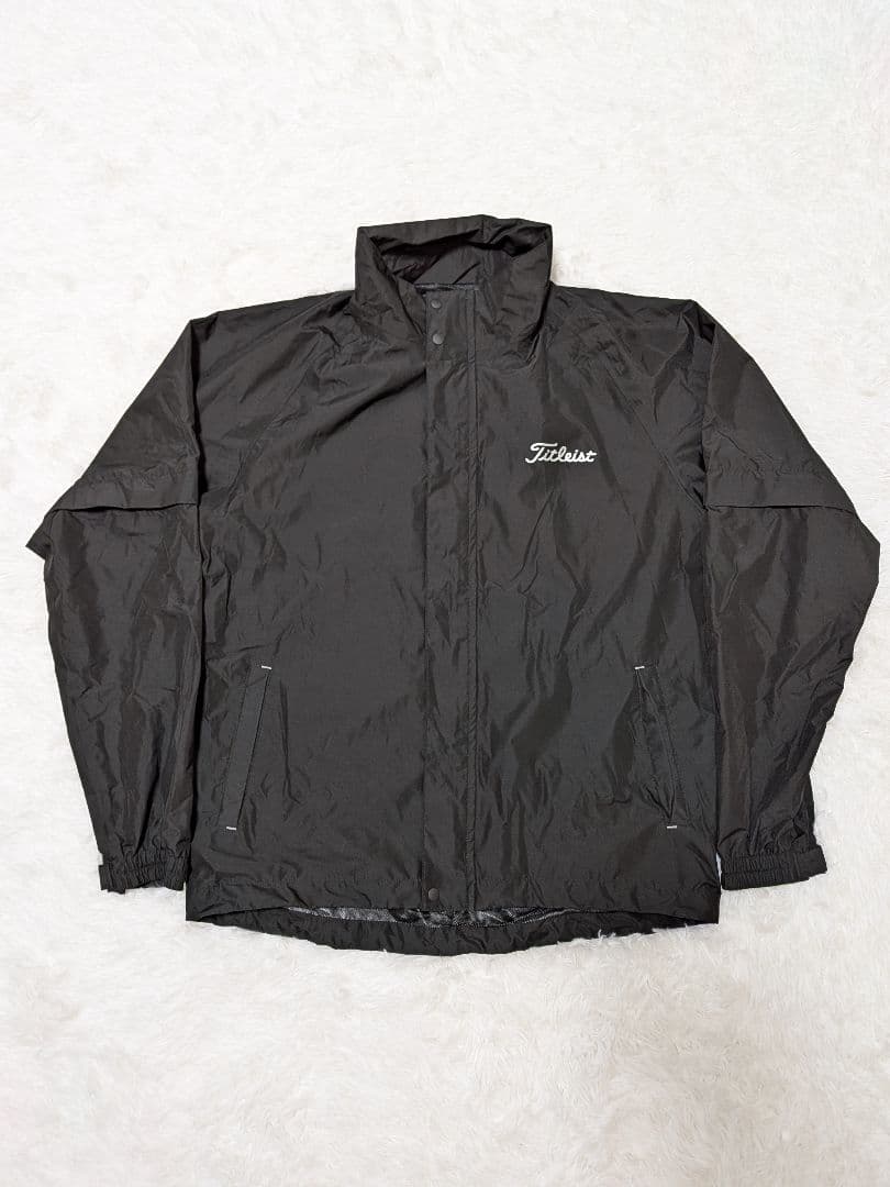 タイトリスト レインウェア セットアップ XL 黒 ブラック