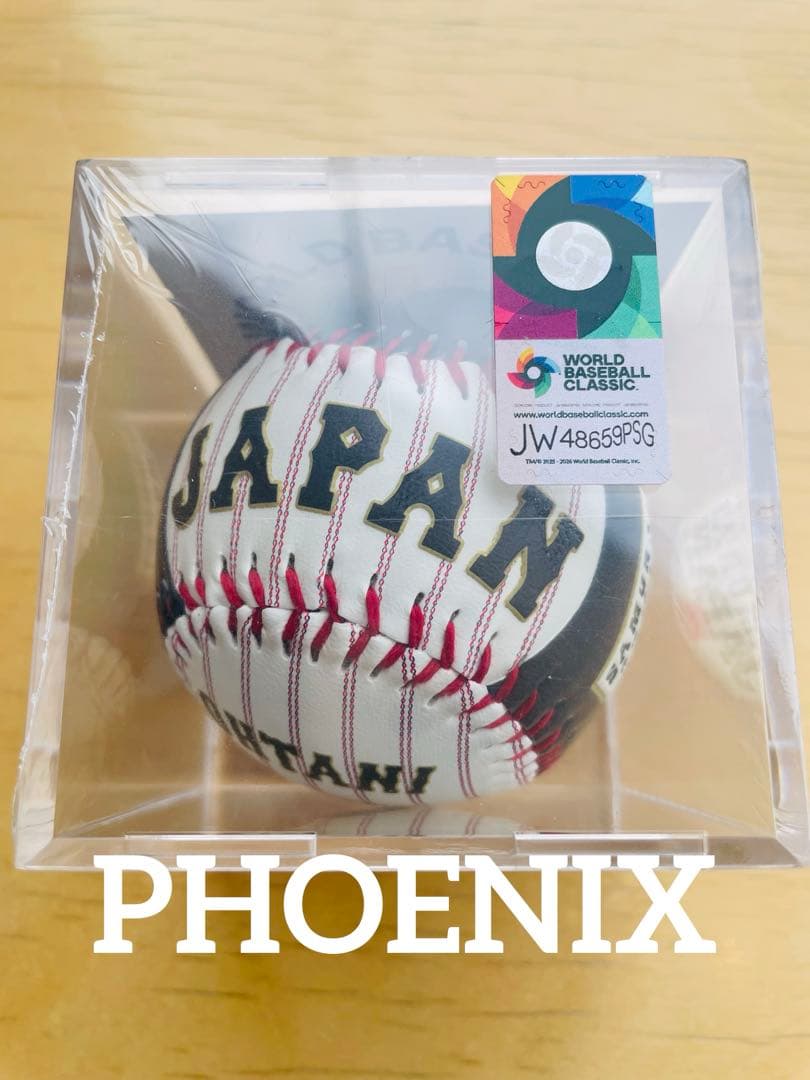 新品★WBC2026侍ジャパン大谷翔平選手ボール UVケース入り