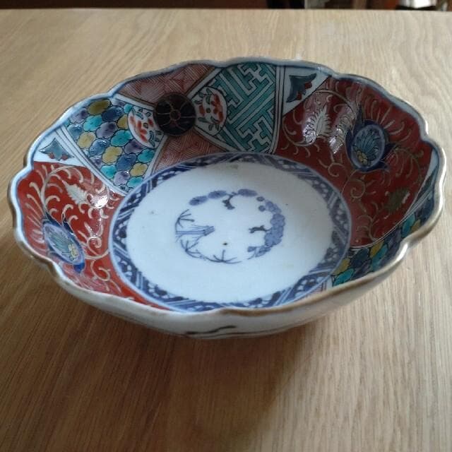 伊万里　輪花皿　膾皿　なます皿