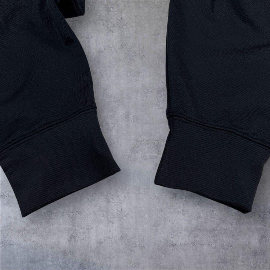 【美品】NIKE GOLF ナイキゴルフ モックネック長袖シャツ ロゴ 黒 M