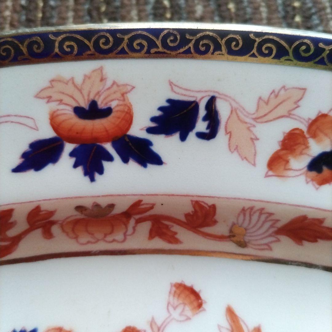 a【美品】ニッコーダブルフェニックス　カナザワ印　シノワズリ　大皿　貫入なし