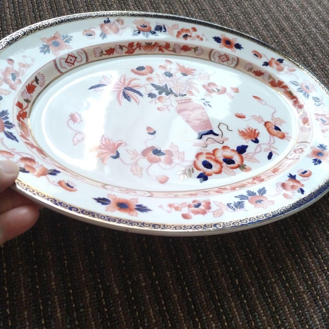 a【美品】ニッコーダブルフェニックス　カナザワ印　シノワズリ　大皿　貫入なし