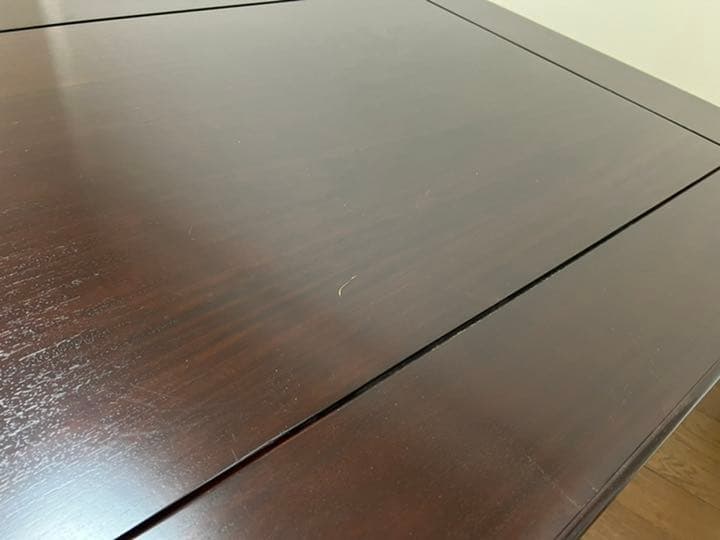 【美品】天然木花梨　座卓　無垢材 天然木 座卓 ちゃぶ台 ローテーブル