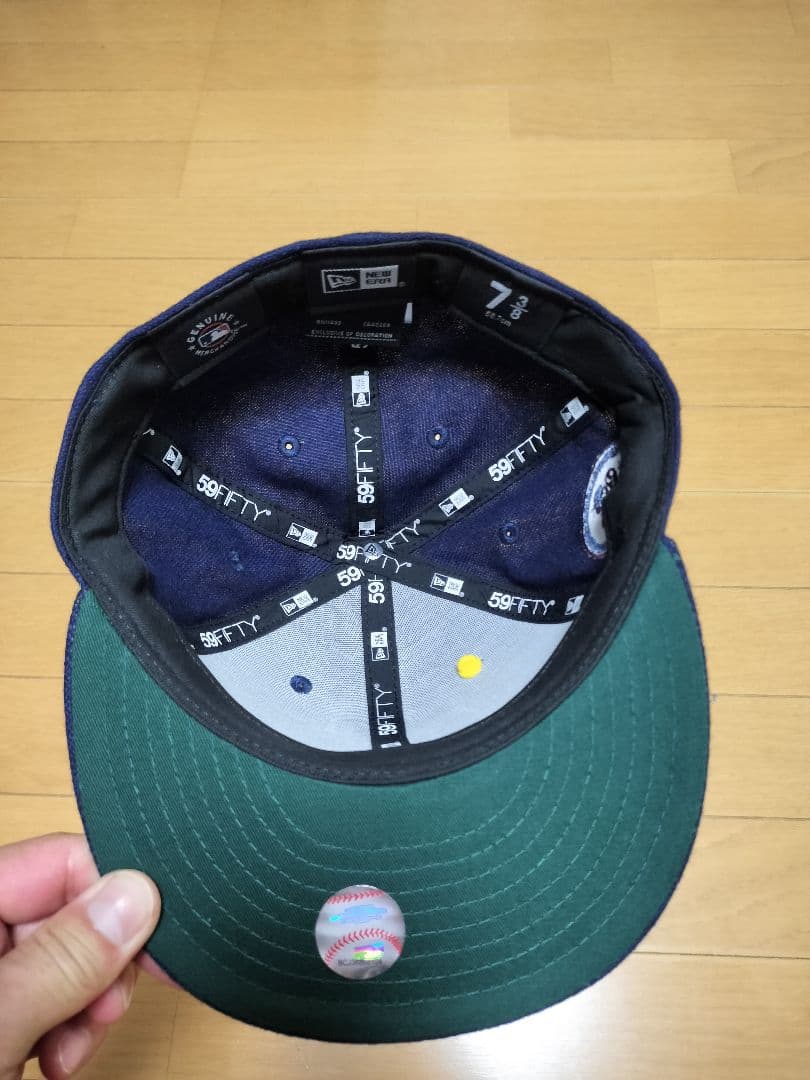 ニューエラ59fifty 7 3/8 ドジャースツイードキャップ