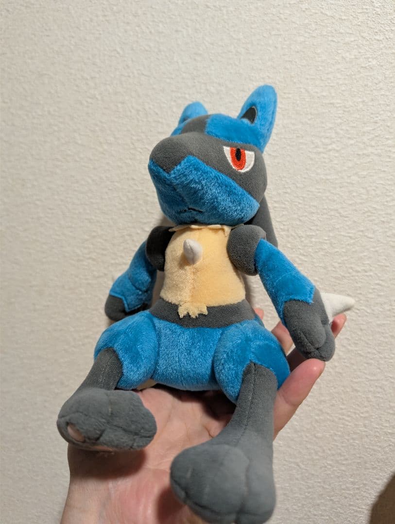 レア　2006 初代　ルカリオ キモチキャッチぬいぐるみ ポケモンセンター限定