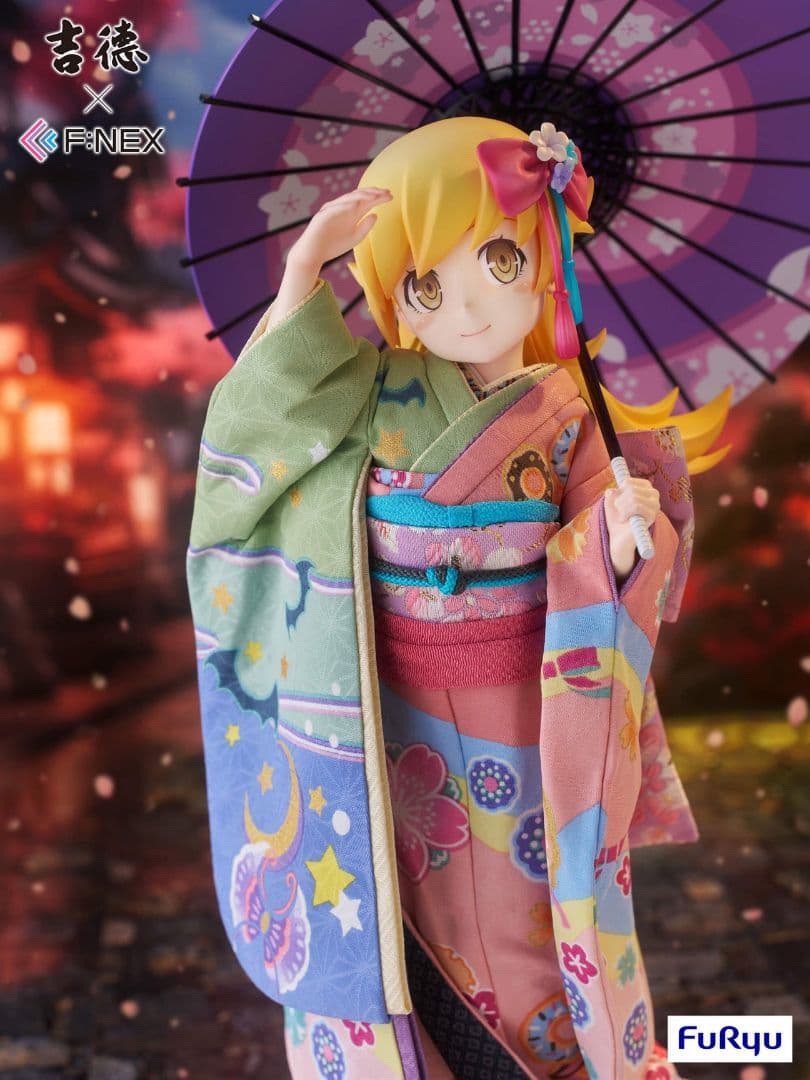 吉徳×F:NEX 忍野忍 -日本人形- 1/4スケールフィギュア