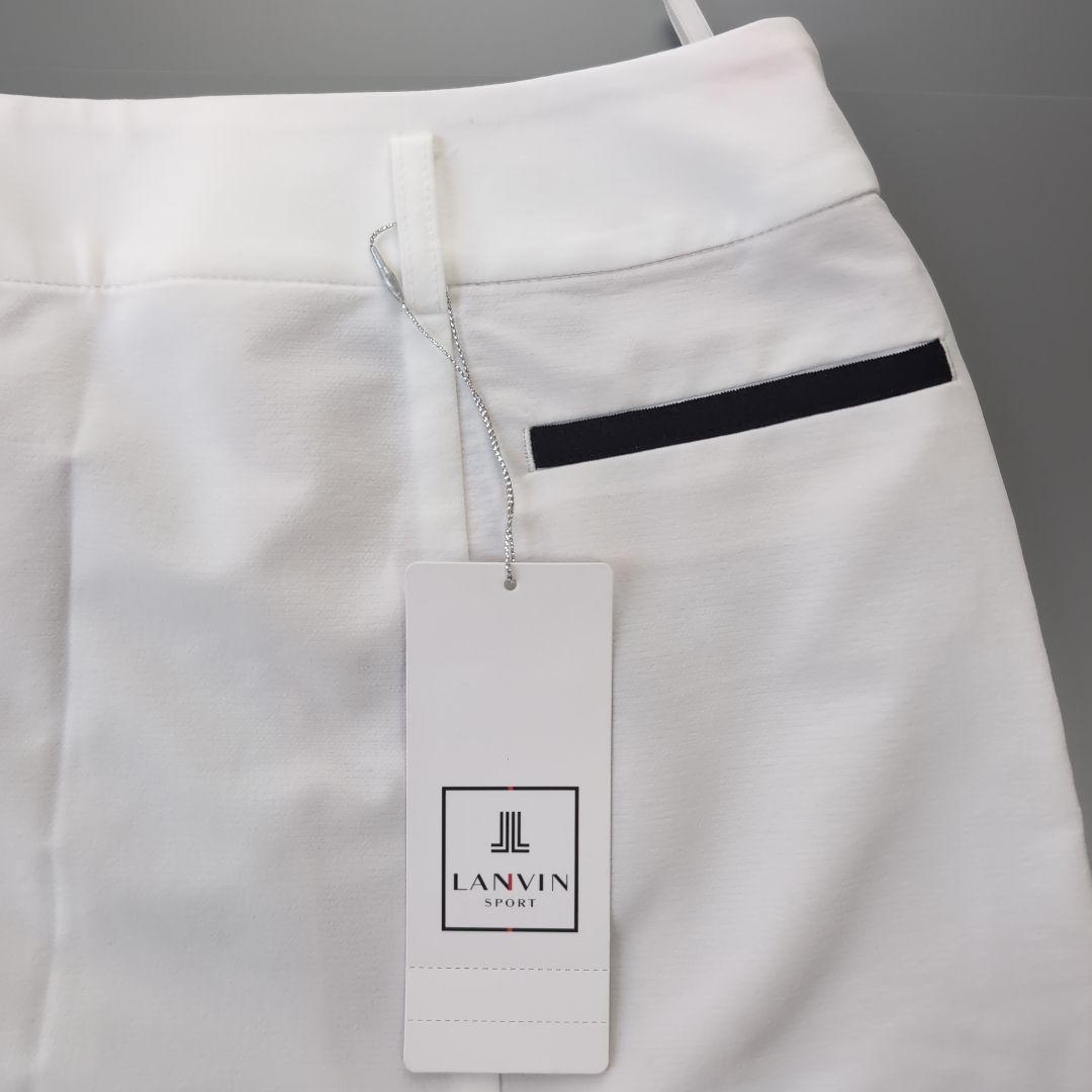 定価2.7万円【Mサイズ】LANVIN SPORT ゴルフスカート ホワイト