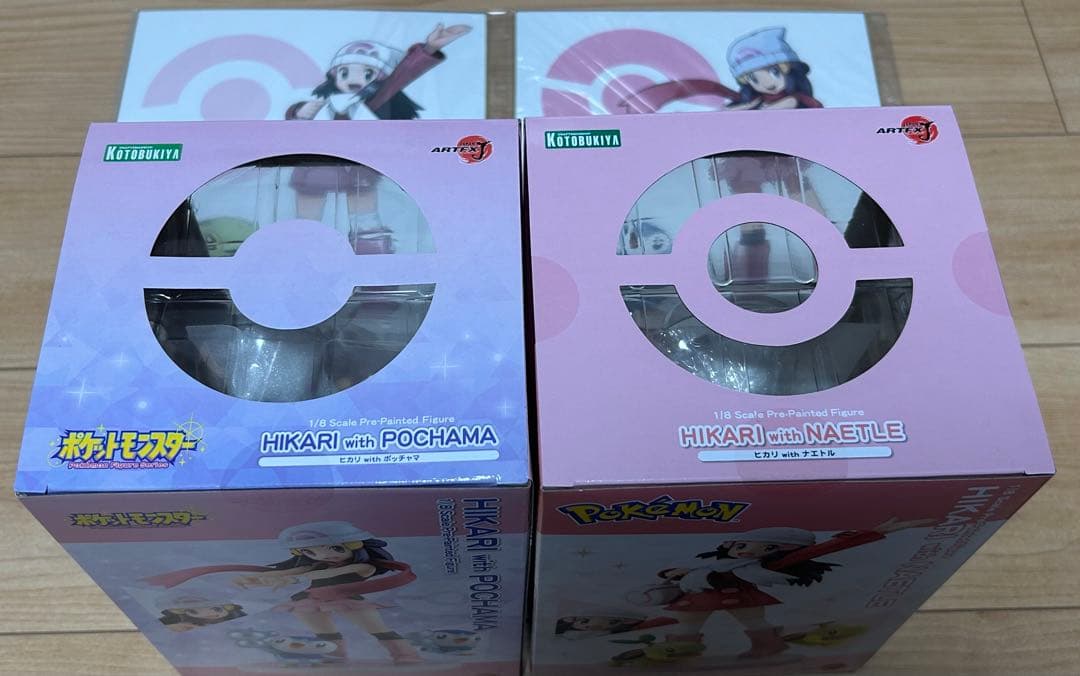 ARTFX J ポケットモンスター ヒカリ フィギュア　2種セット　特典色紙付き
