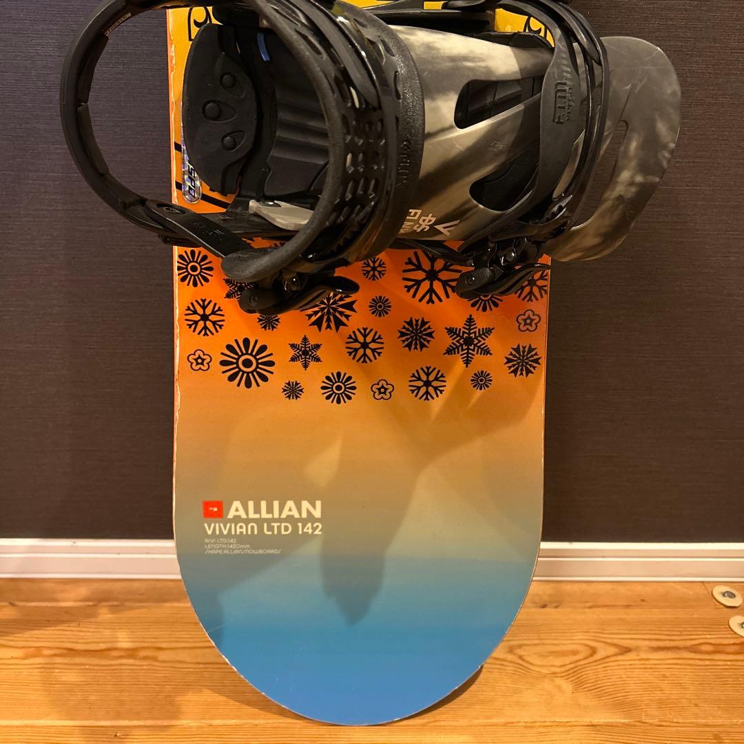 ALLIAN スノーボード VIVIANT LTD 142 flux DS付き