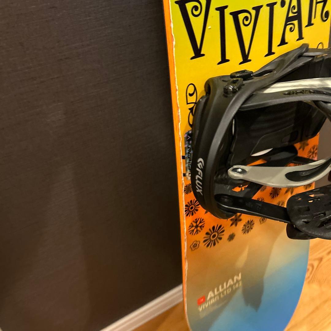 ALLIAN スノーボード VIVIANT LTD 142 flux DS付き