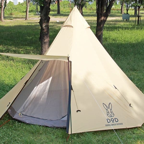 dodワンポールテントM軽量コンパクトテント 2000mm/5000mm耐水圧