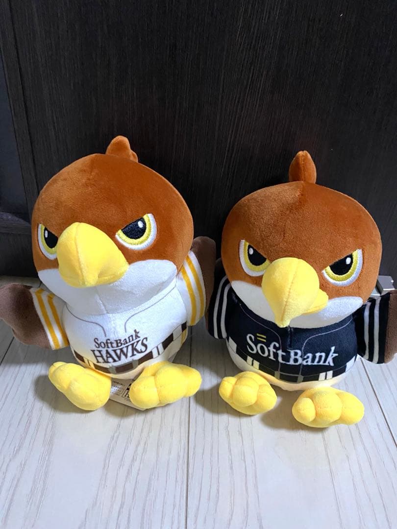福岡ソフトバンクホークス　ぬいぐるみ　たかセット