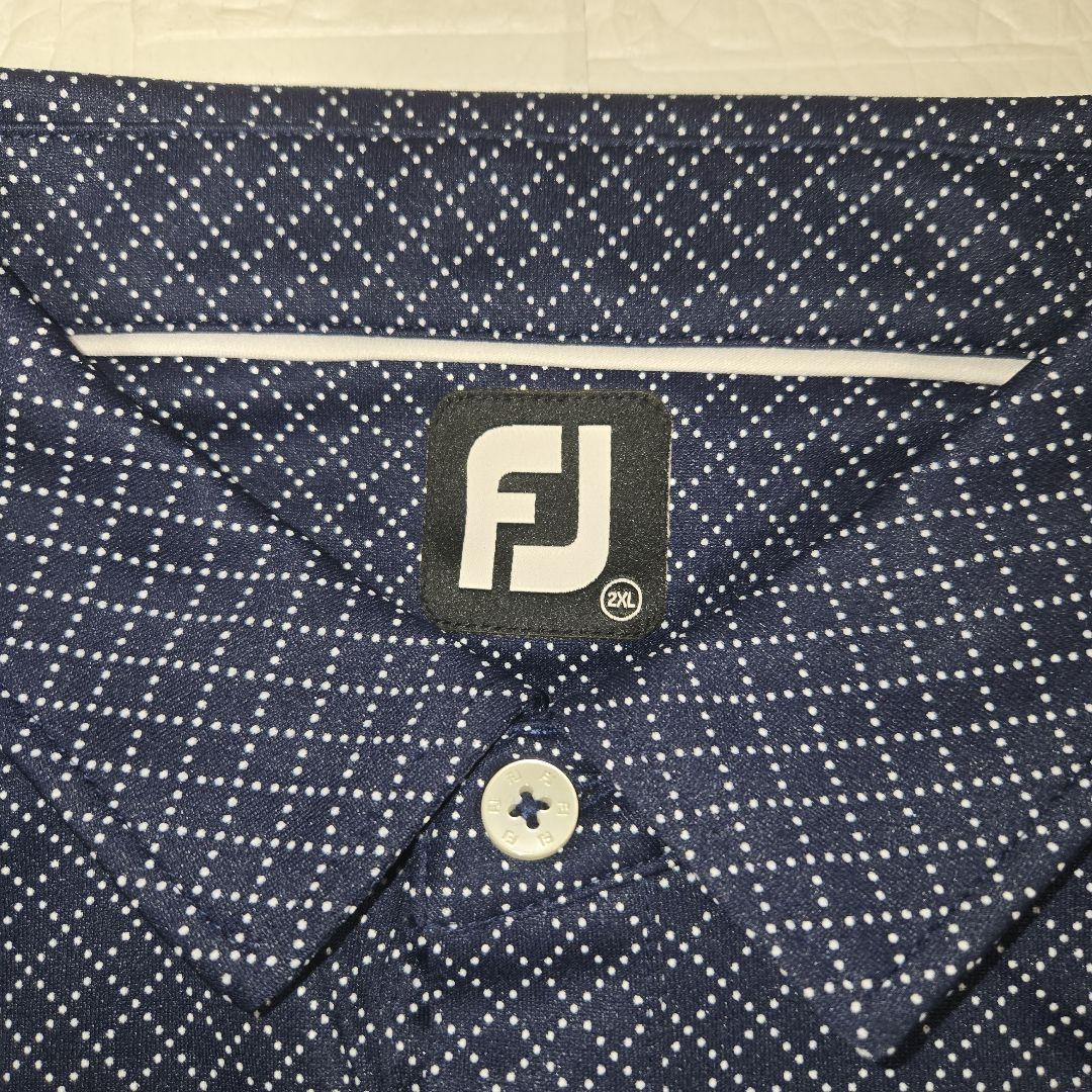 【未使用級✨️】FJ ゴルフポロシャツ 2XL ネイビー　メンズ