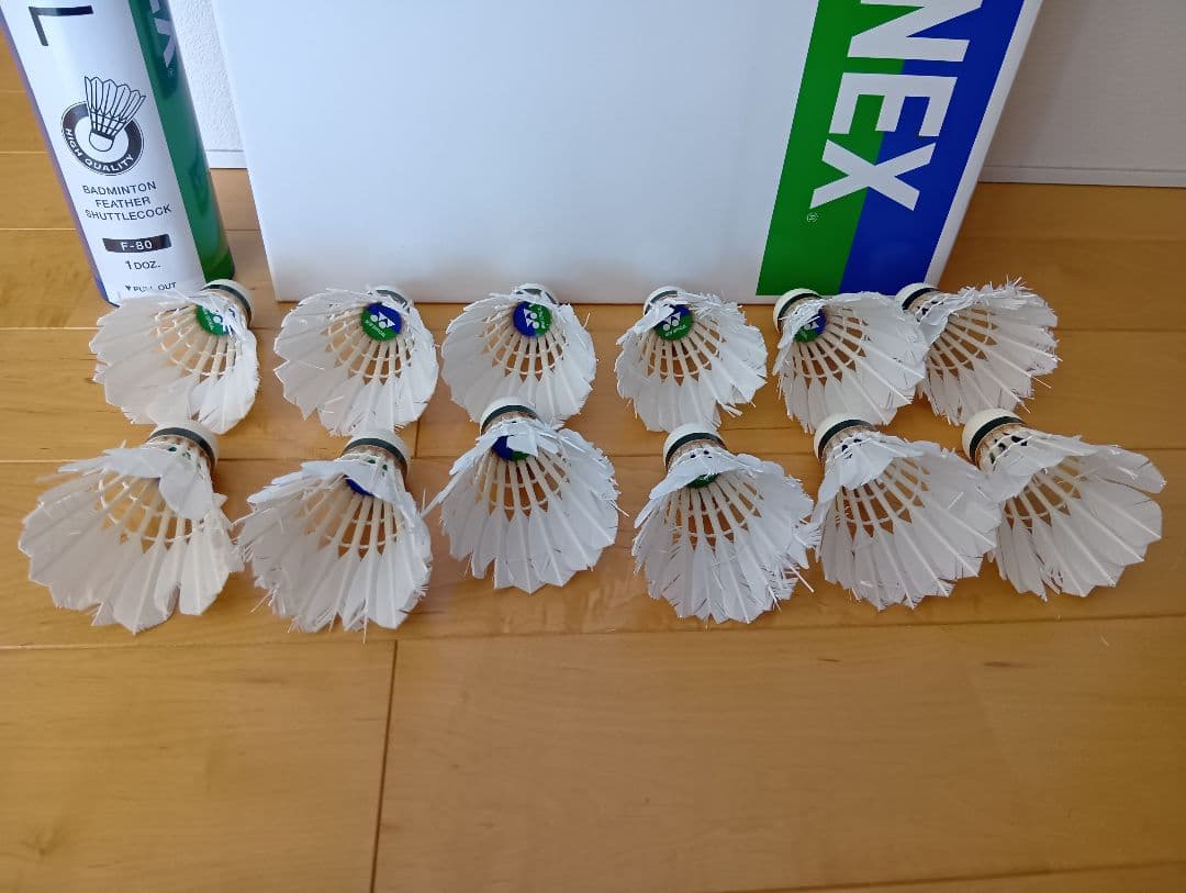 中古　ヨネックス　ニューオフィシャル　バドミントンシャトル　10ダース