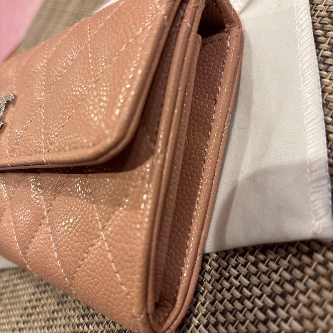 ノベルティ長財布ピンク新品未使用CHANEL