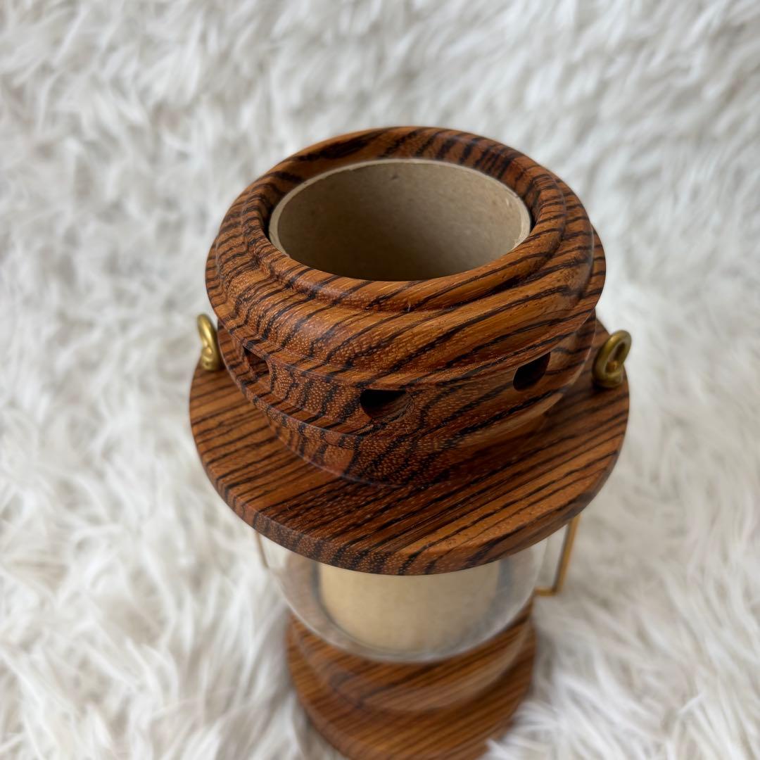 et.moku works 木製 ゼブラウッド　1/f LANTERN (SK)