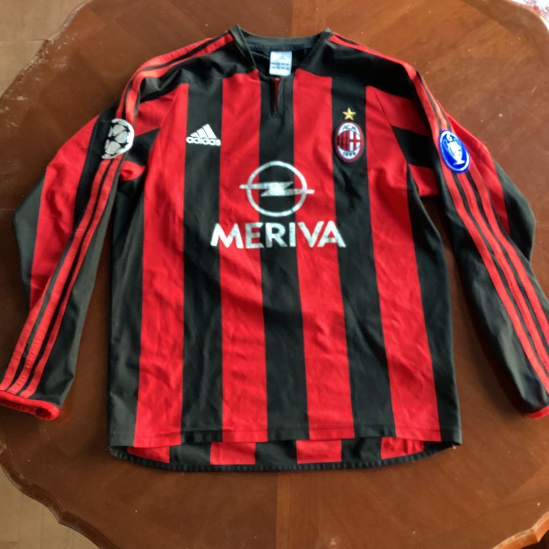 ACミラン SHEVCHENKO 7 adidas製オフィシャルシャツ　長袖