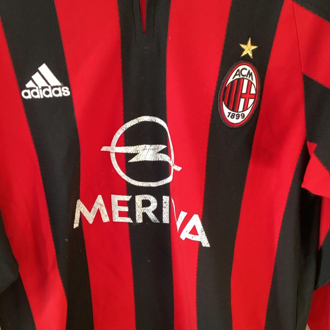 ACミラン SHEVCHENKO 7 adidas製オフィシャルシャツ　長袖