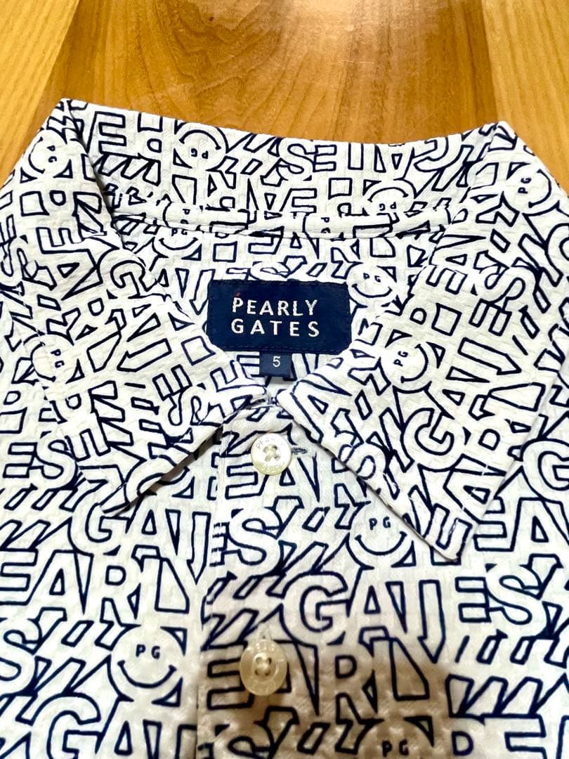 【超美品】PARLY GATES パーリーゲイツ5メンズシャツ