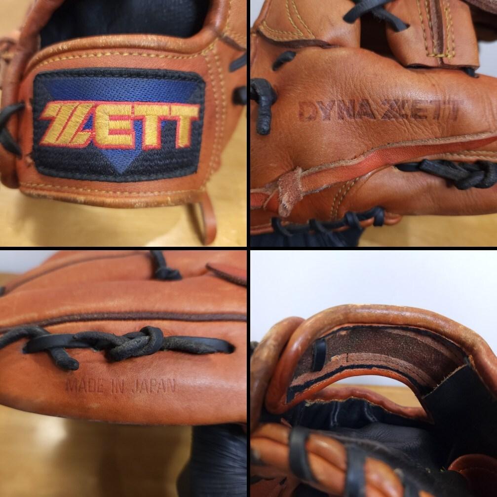 ZETT ゼット 日本製 スリンガー 旧ラベル 内野用 軟式グローブ
