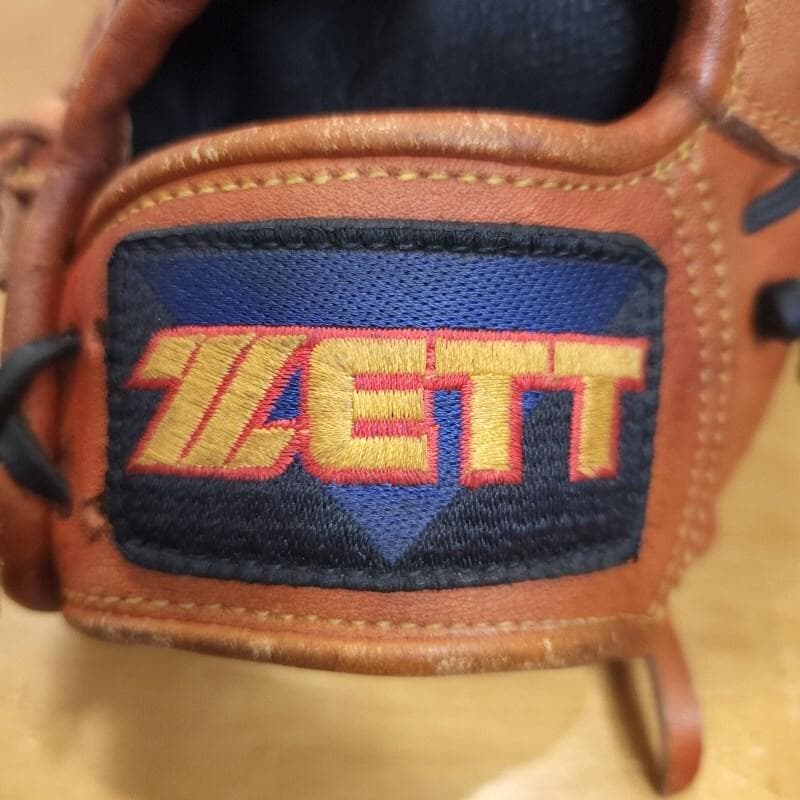 ZETT ゼット 日本製 スリンガー 旧ラベル 内野用 軟式グローブ