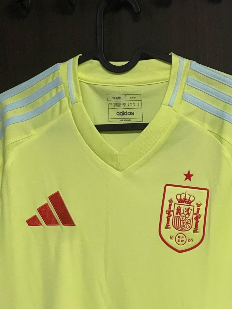 新品 2024 スペイン代表 ユニフォーム アウェイ 半袖 M サイズ 正規品