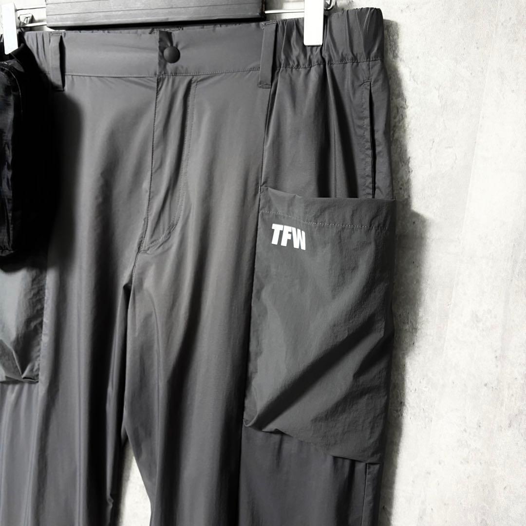 【美品】TFW49 パッカブルパンツ M グレー メンズ ゴルフウェア
