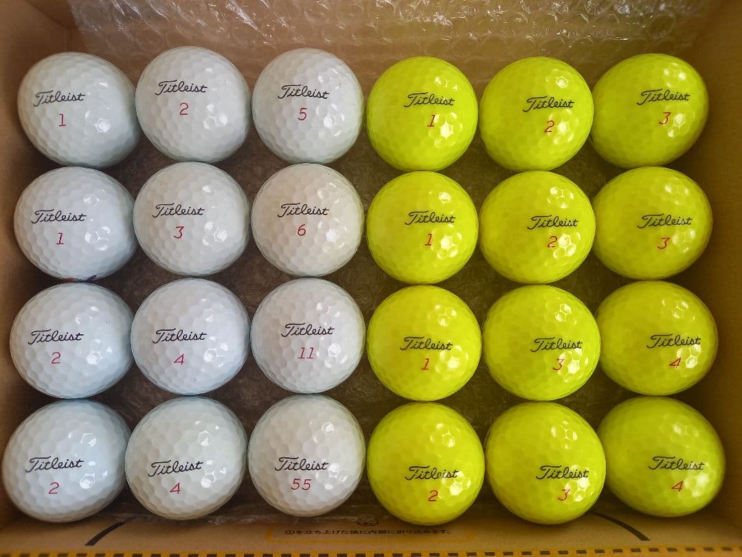 美品タイトリスト PRO V1X ロストボール24球