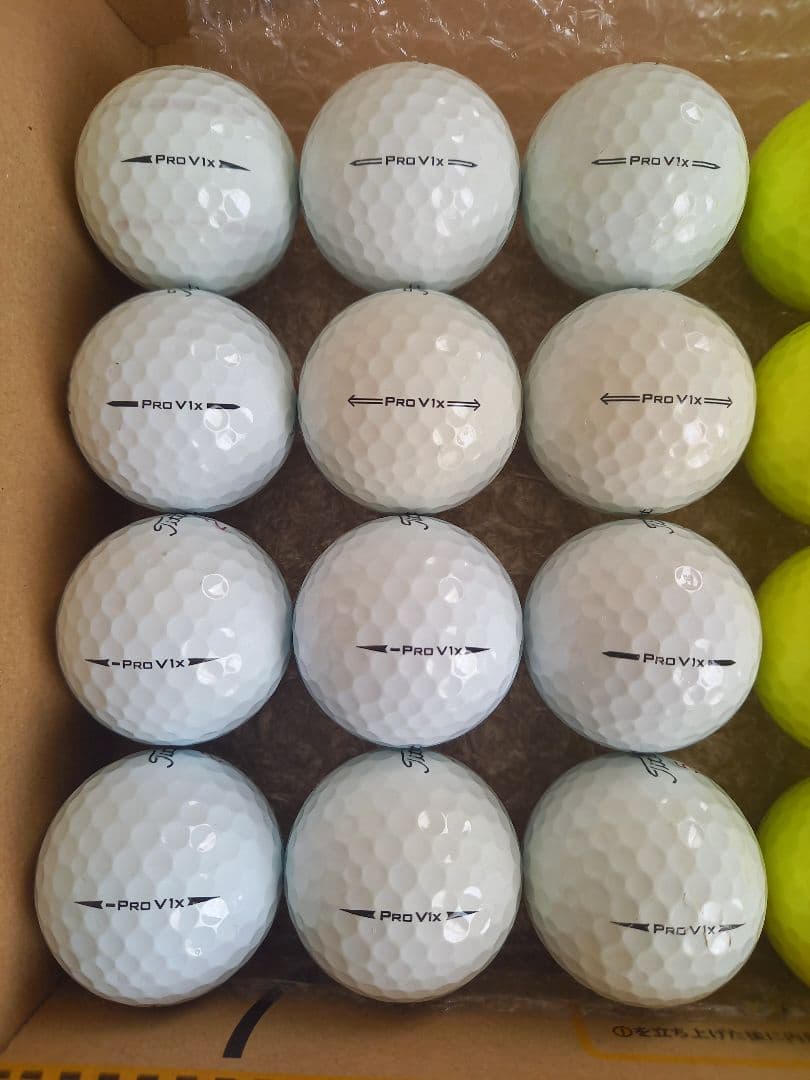 美品タイトリスト PRO V1X ロストボール24球