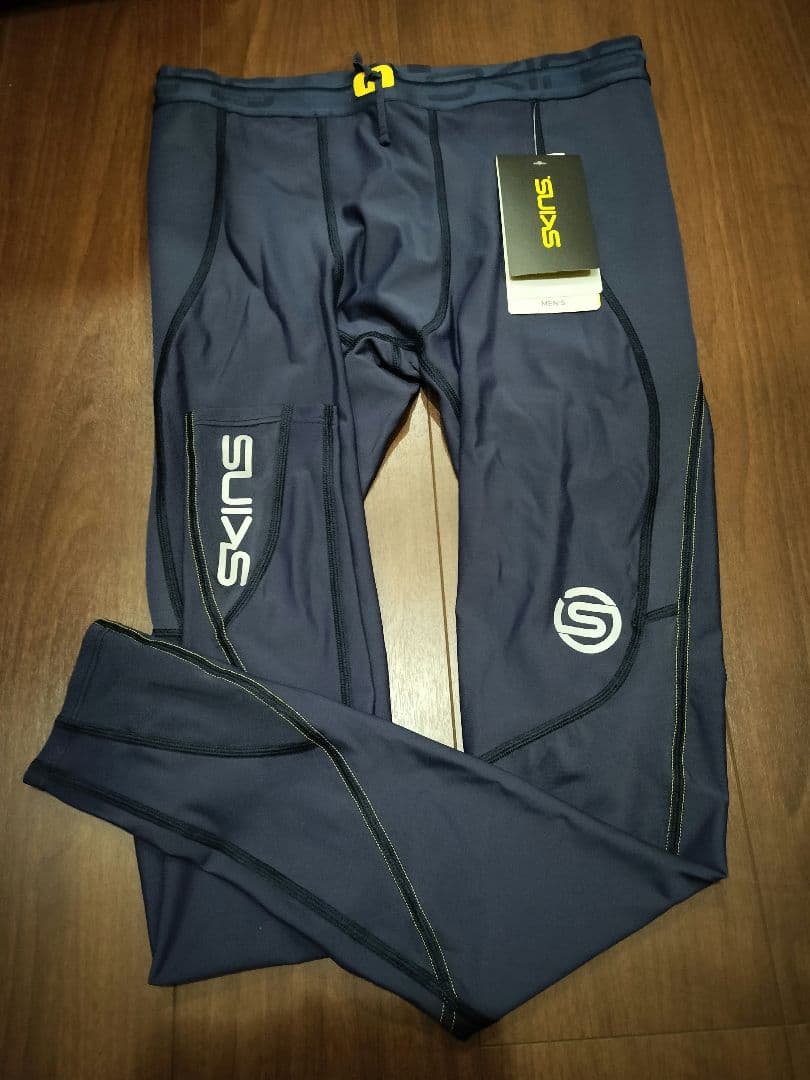 SKINS 3 SERIES メンズ タイツ ネイビー L 新品