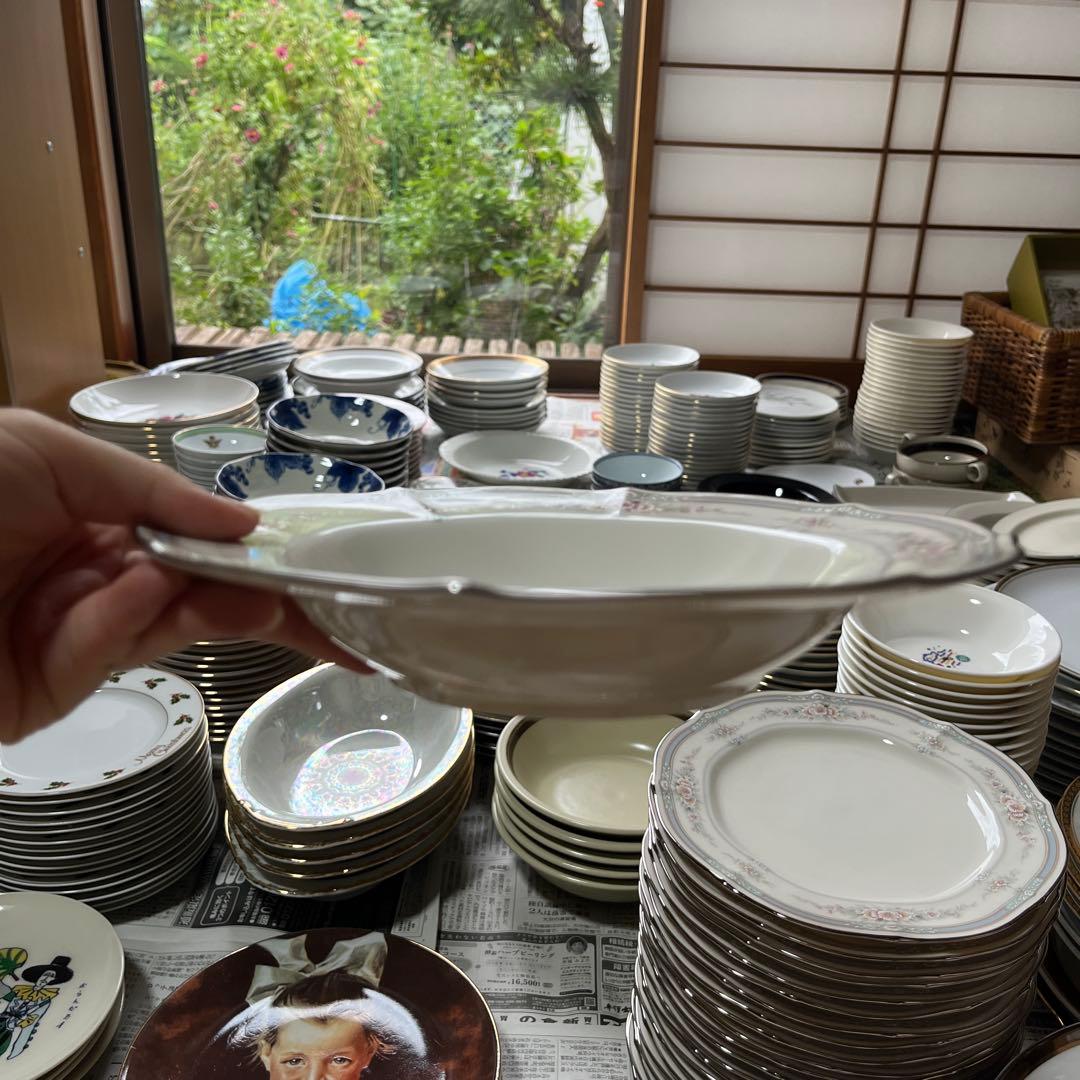 【新品・未使用】Noritake 陶器 深皿 花柄 6枚