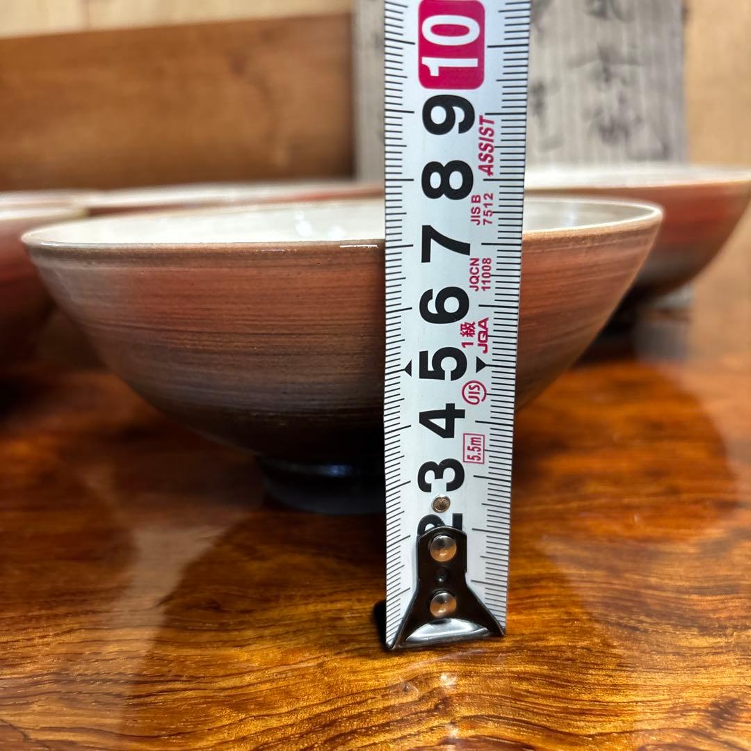 粉引染付丸茶碗 丸茶碗5個と箸置き5個セット　o0114o21