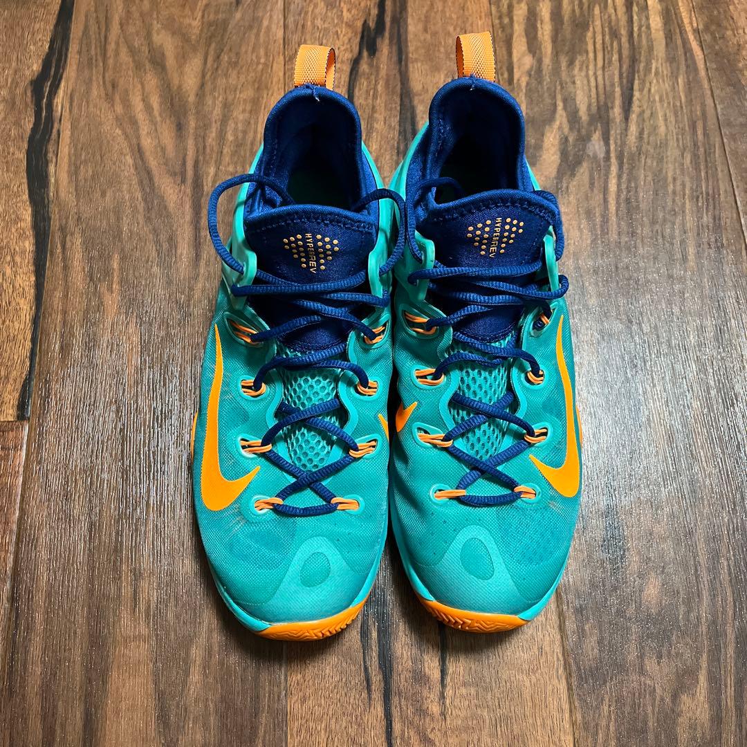 Nike バスケットボールシューズ アクアブルー/オレンジ