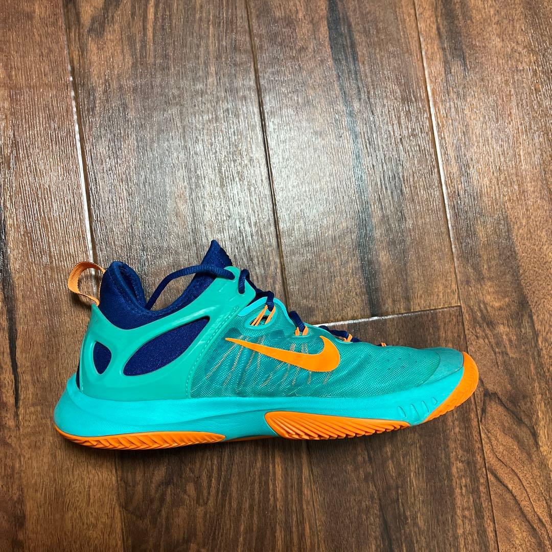 Nike バスケットボールシューズ アクアブルー/オレンジ