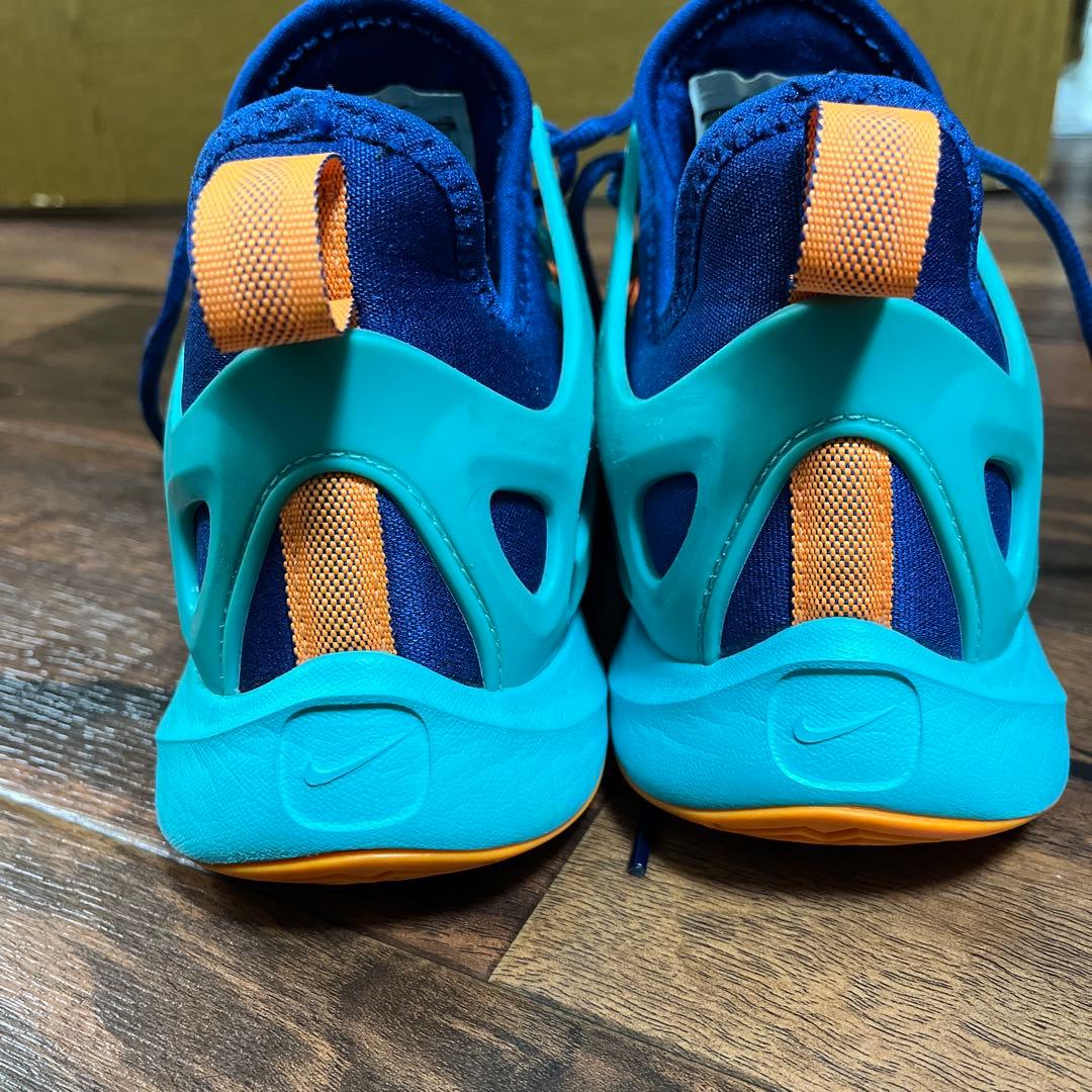 Nike バスケットボールシューズ アクアブルー/オレンジ