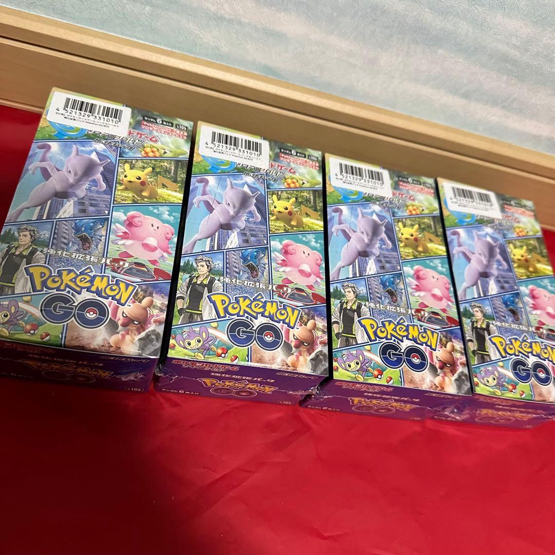 ポケモンgo シュリンク付き 4 box