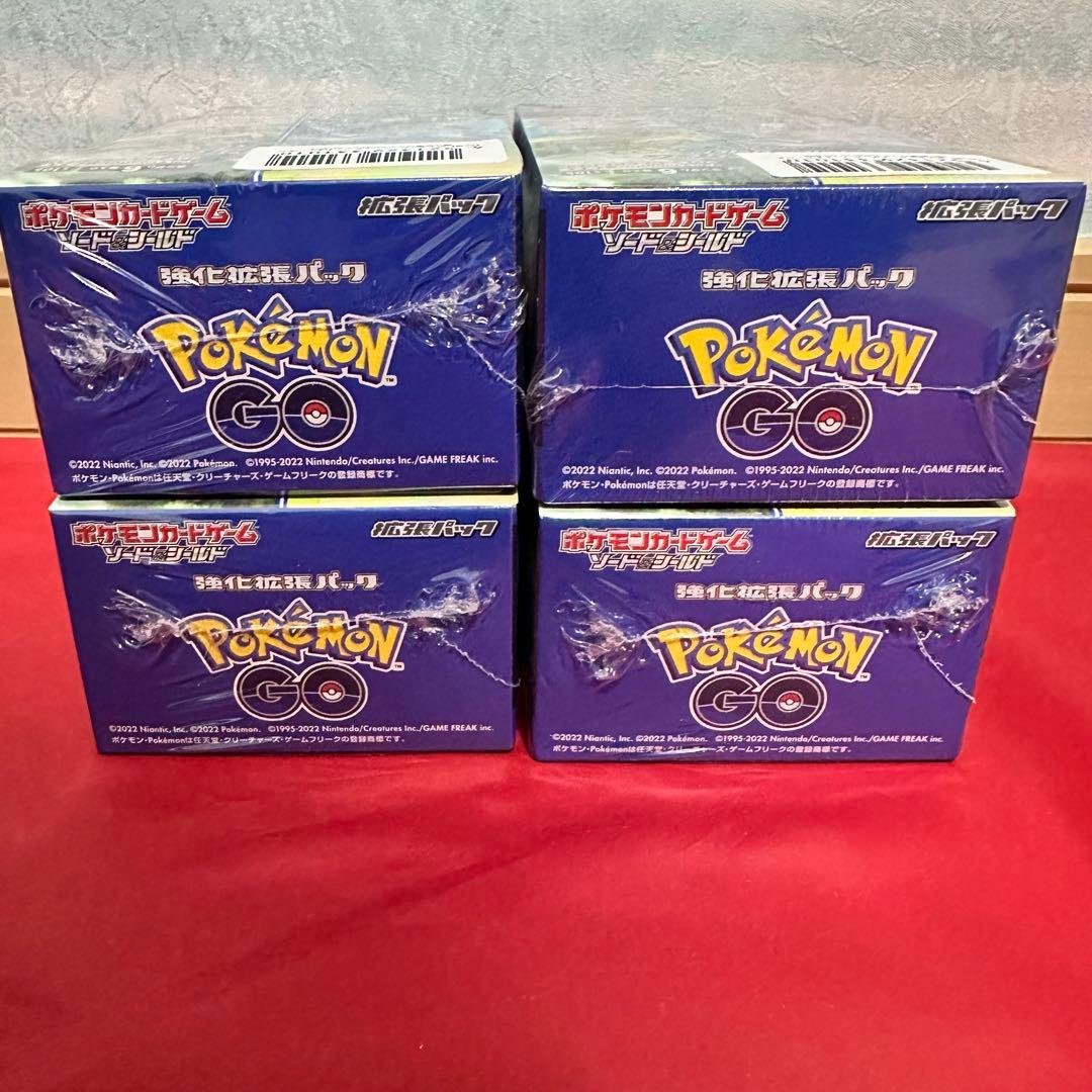 ポケモンgo シュリンク付き 4 box