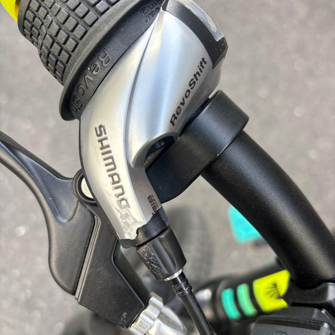 TREK24 キッズバイク ブラック/アクア ロードバイク　クロス　自転車