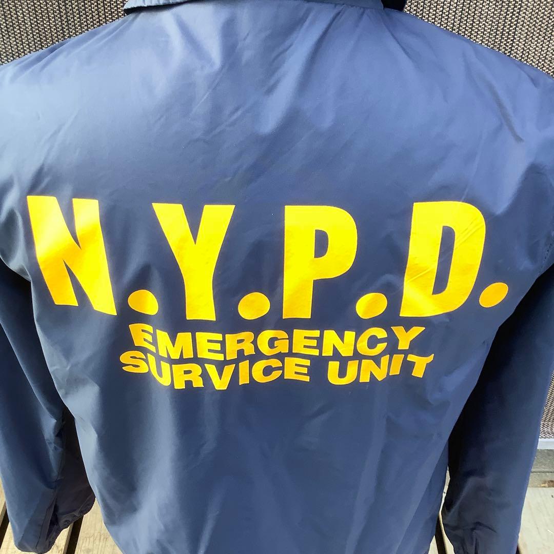 ①NYPD (ESU)レイドジャケット(S)使用感あります^_^