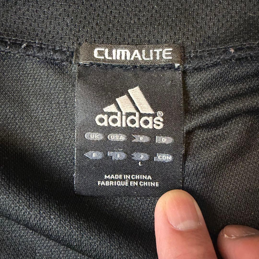 アディダス　adidas CLIMLITE ジャージ上下セット L 黒/黄色
