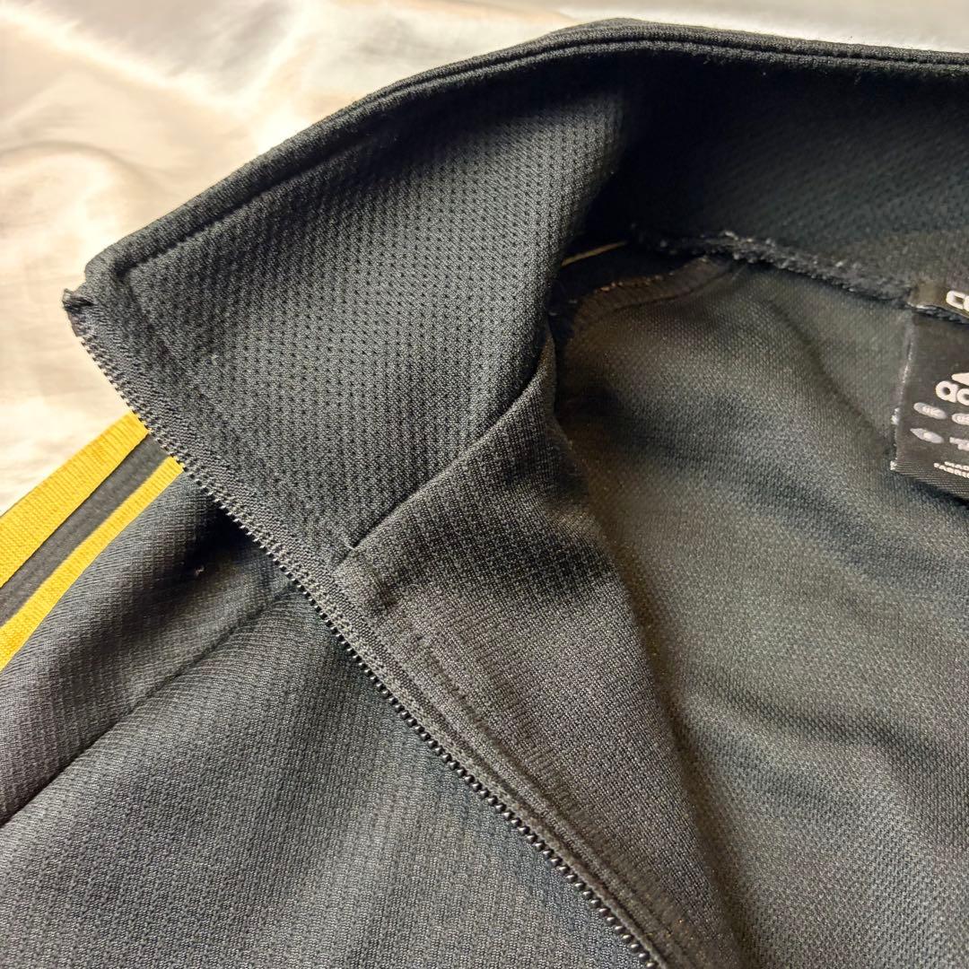 アディダス　adidas CLIMLITE ジャージ上下セット L 黒/黄色