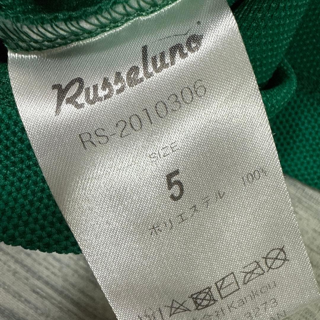 美品　Russeluno ラッセルノ　半袖　ハーフジップシャツ