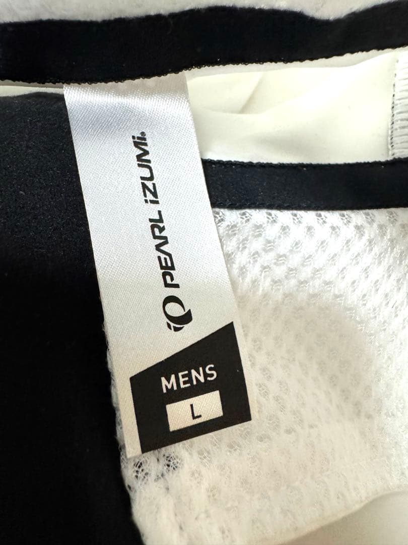 Pearl Izumi ホワイト ストレッチウインドシェル　定価12650円