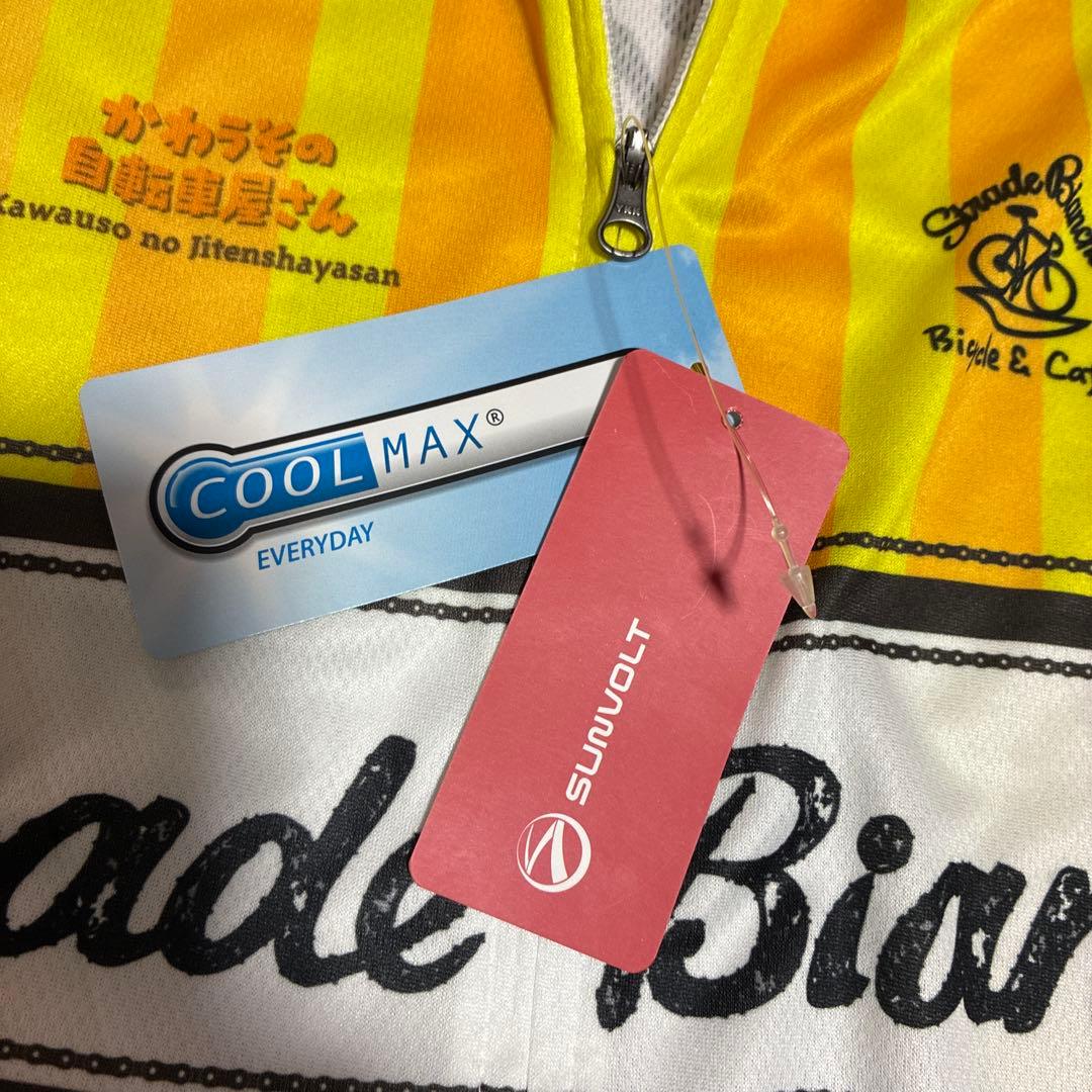 かわうその自転車屋さん サイクルジャージ Lサイズ 【新品タグ付未使用品】