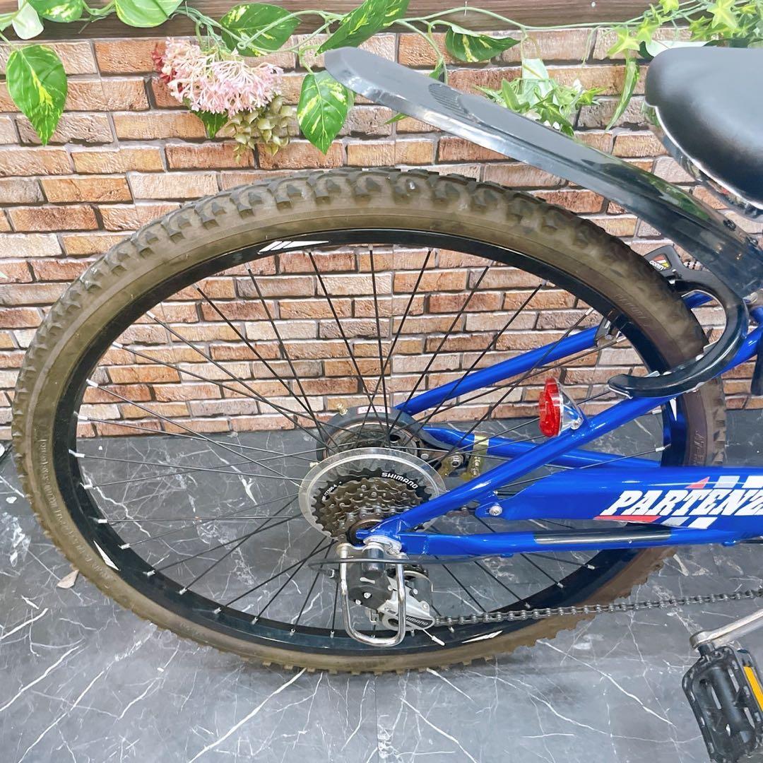 【35】子供用自転車 子供車 PARTENZA ブルー 26インチ