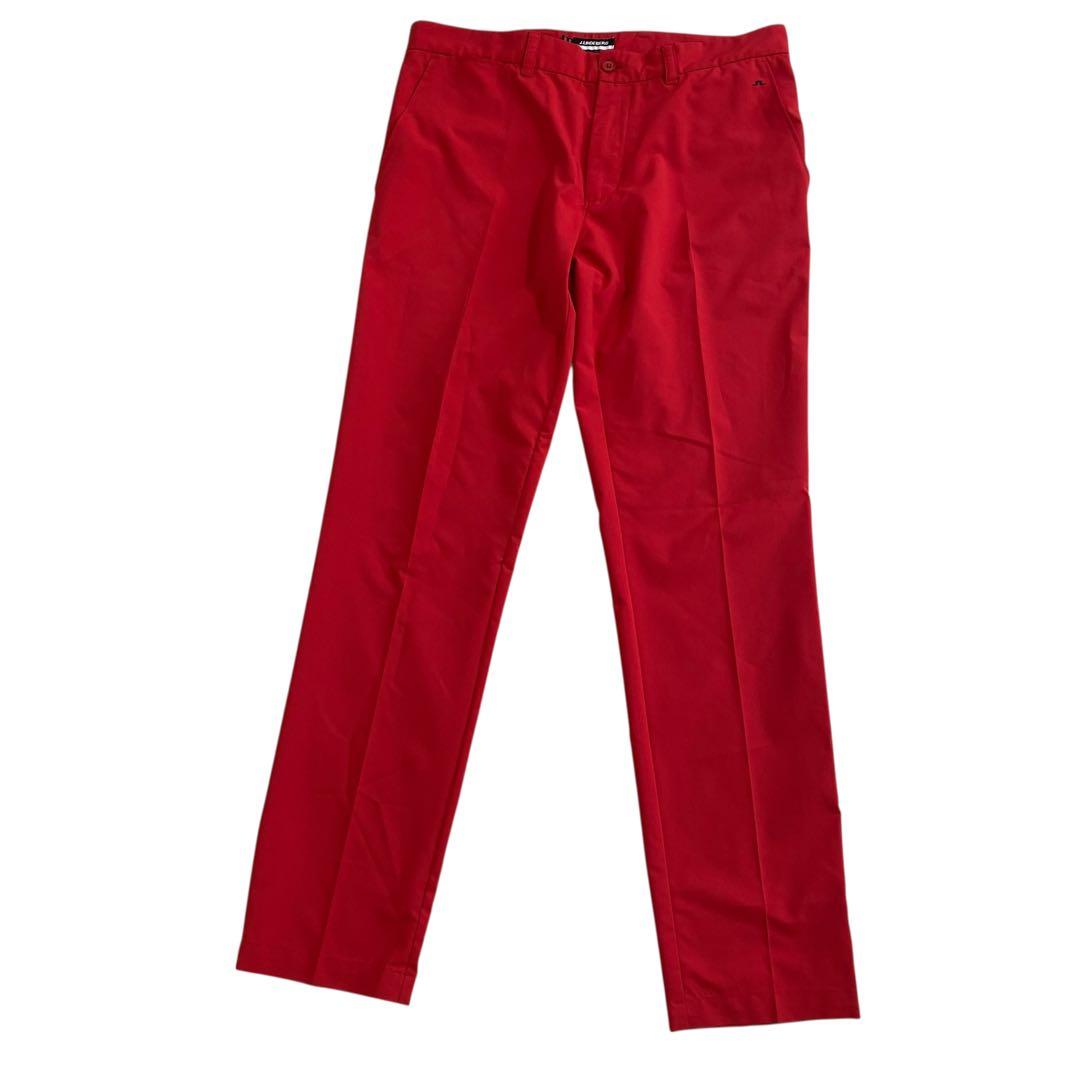 美品✨J.LINDEBERG ジェイリンドバーグ ゴルフパンツ　32/32レッド