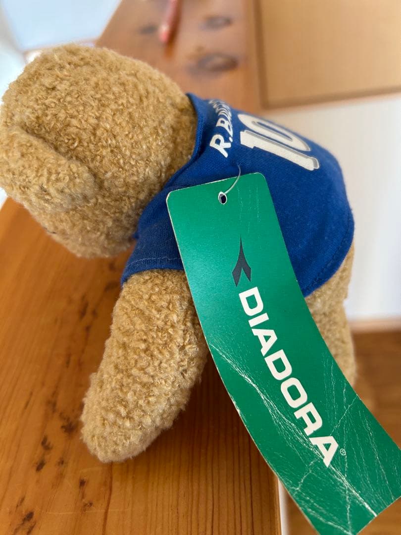 激レア！！ディアドラ製　ロベルトバッジョのテディベア