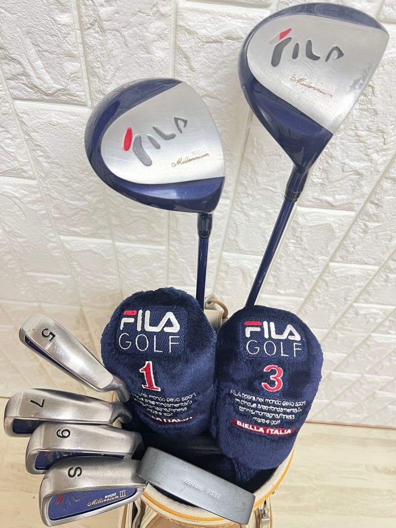 初心者おすすめ レディース ゴルフクラブセット FILA キャディバッグ付
