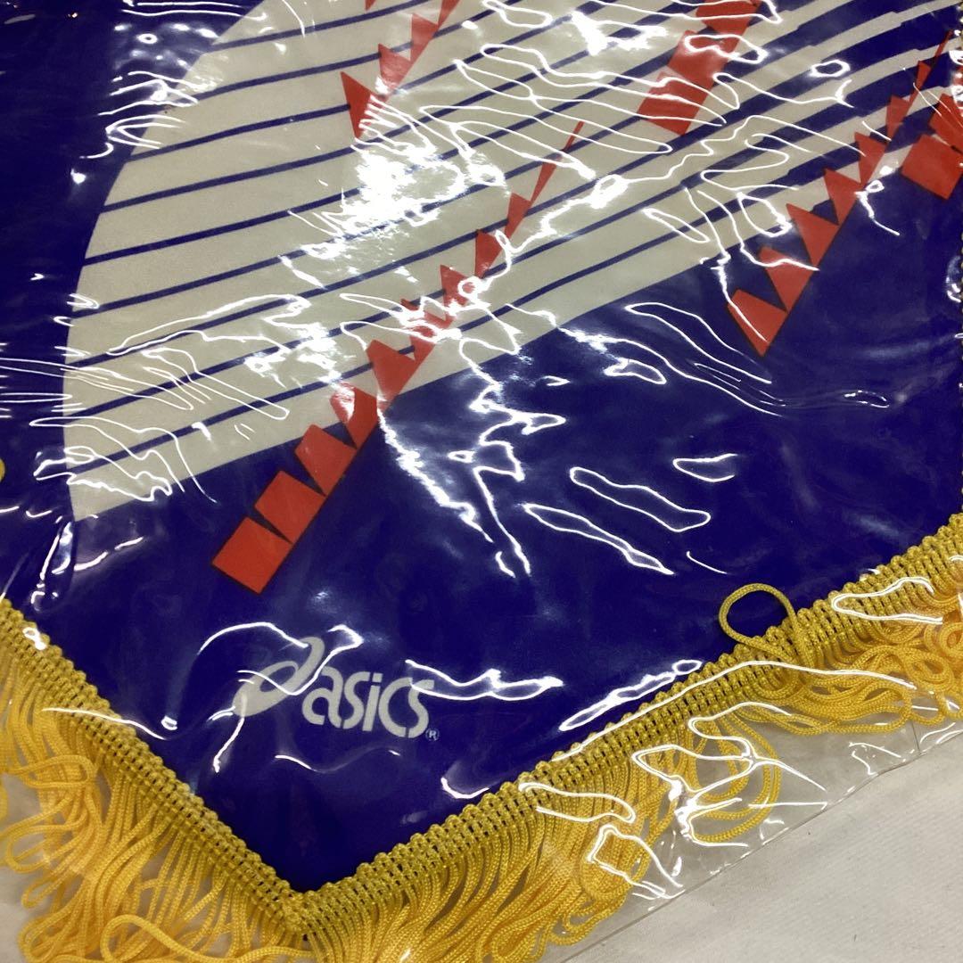 P 未使用　デットストック 日本サッカー協会 フラッグ ASICS 当時物